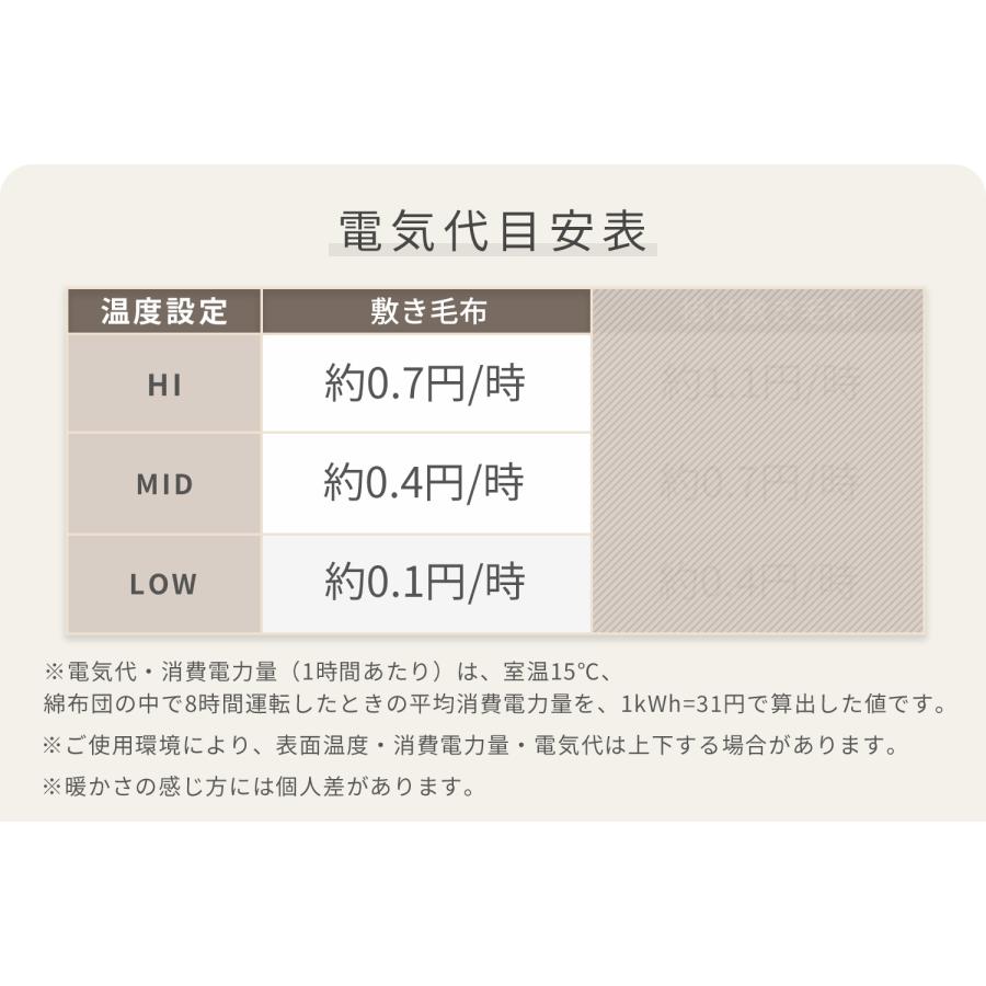 山善（YAMAZEN） フランネル電気毛布 敷き 掛け敷き兼用 140×80 cm