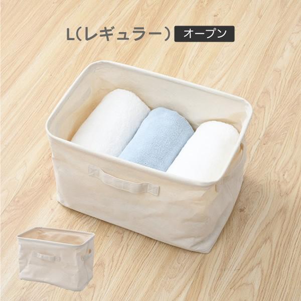 山善（YAMAZEN） 収納ボックス 収納ケース ソフトボックス フタなし