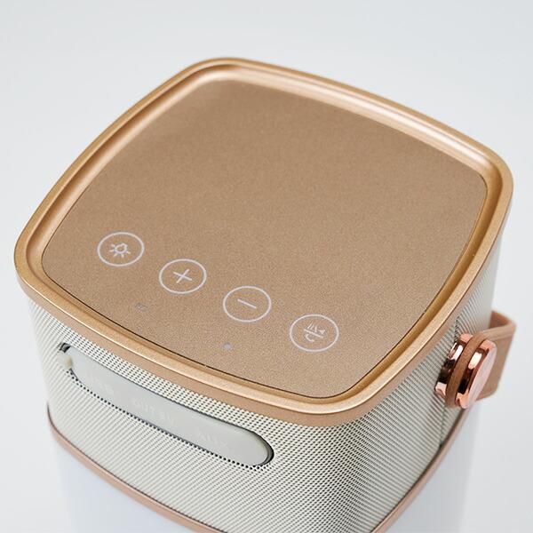 山善（YAMAZEN） LEDランタン(3段階調光) Bluetoothスピーカー 防水