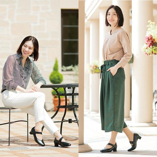 足のプロが考えた 足が楽なパンプス 痛くない 4e 幅広 レディース パンプス 痛くない ブラック ストラップ 日本製 走れる 幅広 黒 ヒール 疲れない 冠婚葬祭 Op くらしのeショップ 通販 Yahoo ショッピング