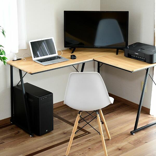 ヤマゼン L字型パソコンデスク PST-69080H ヤマゼン L字型パソコンデスク PST-69080H ヤマゼン L字型