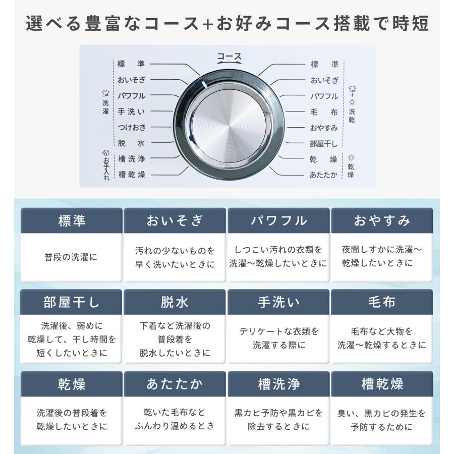 ドラム式洗濯機 洗濯10kg 乾燥5kg 配送設置込 設置無料 左開き コンパクト 洗濯乾燥機 おしゃれ 洗濯機 ドラム 温水洗浄 YWMD-D1050 山善 YAMAZENの画像