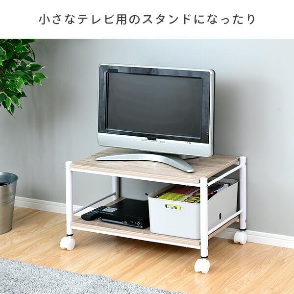 テレビ台 ローボード キャスター付き MSTV-6540 幅65 奥行40 高さ39 cm テレビボード サイドテーブル テーブル コーヒーテーブル 一人暮らし ワンルーム｜e-kurashi｜03