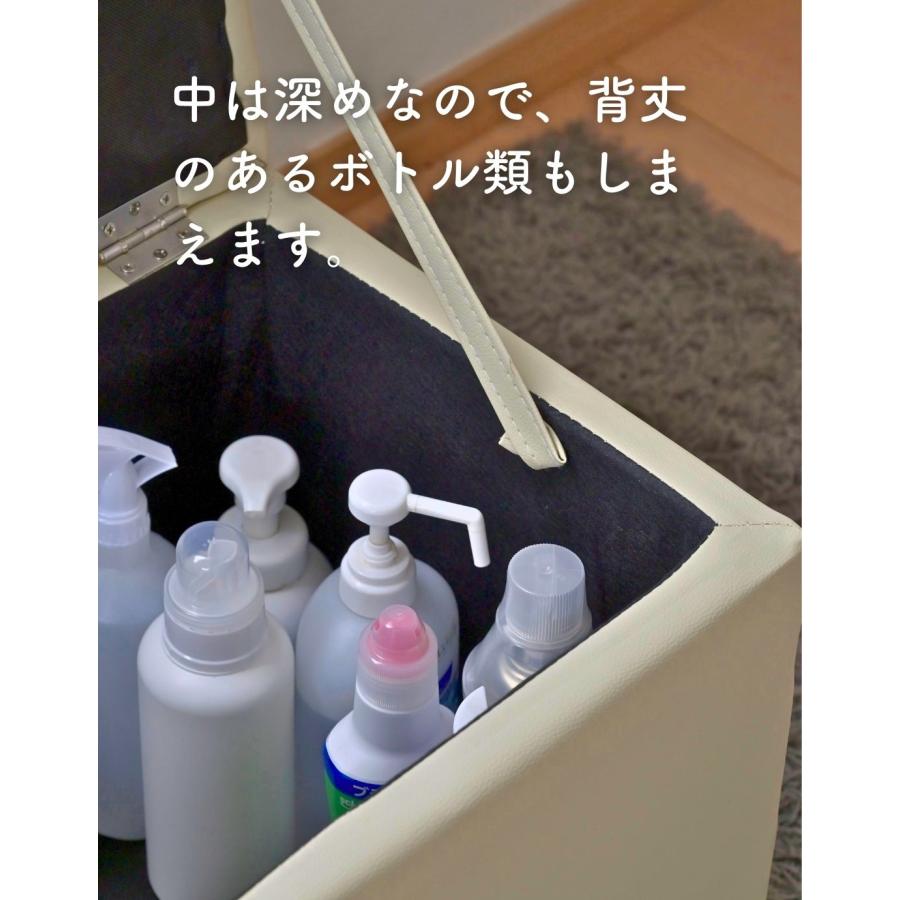 山善（YAMAZEN） 収納スツール 椅子 背もたれなし オットマン : くらし