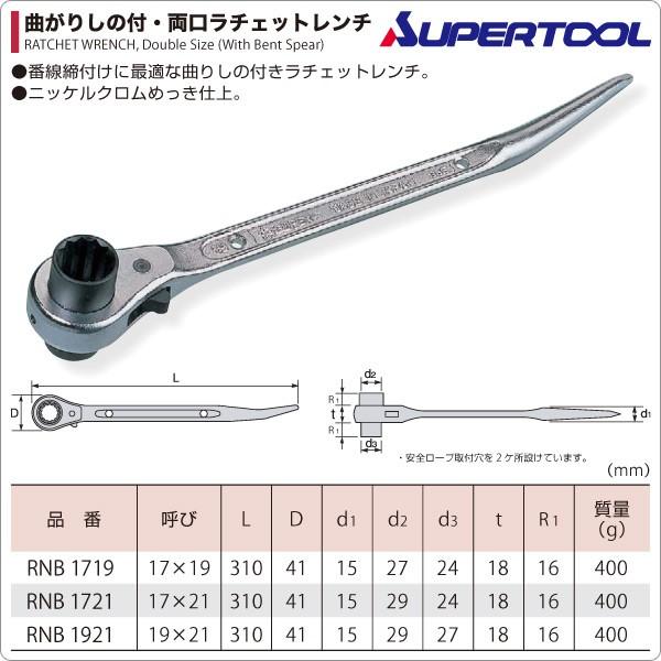 曲がりしの付き 両口ラチェットレンチ 爪式 Rnb 1719 Rnb 1721 Rnb 1921 ラチェットレンチ ラチェットハンドル 工具 常備工具 Diy 日曜大工 くらしのeショップ 通販 Paypayモール