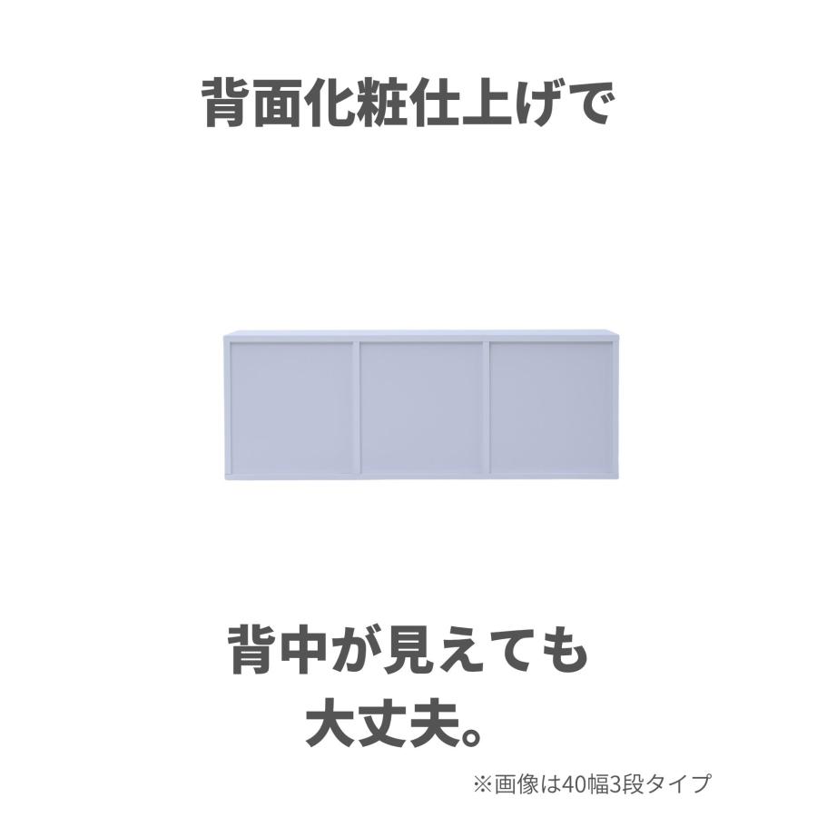 山善（YAMAZEN） たてよこ使える A4 カラーボックス 3段 幅40 奥行29