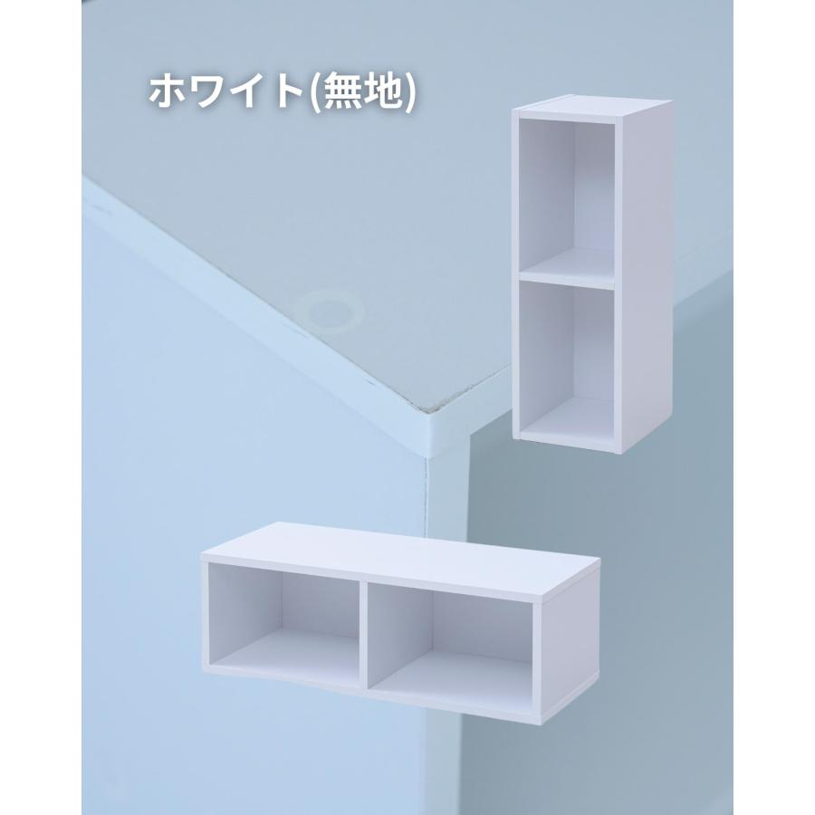 山善（YAMAZEN） 隙間収納 カラーボックス A4 2段 スリム 幅25 奥行29