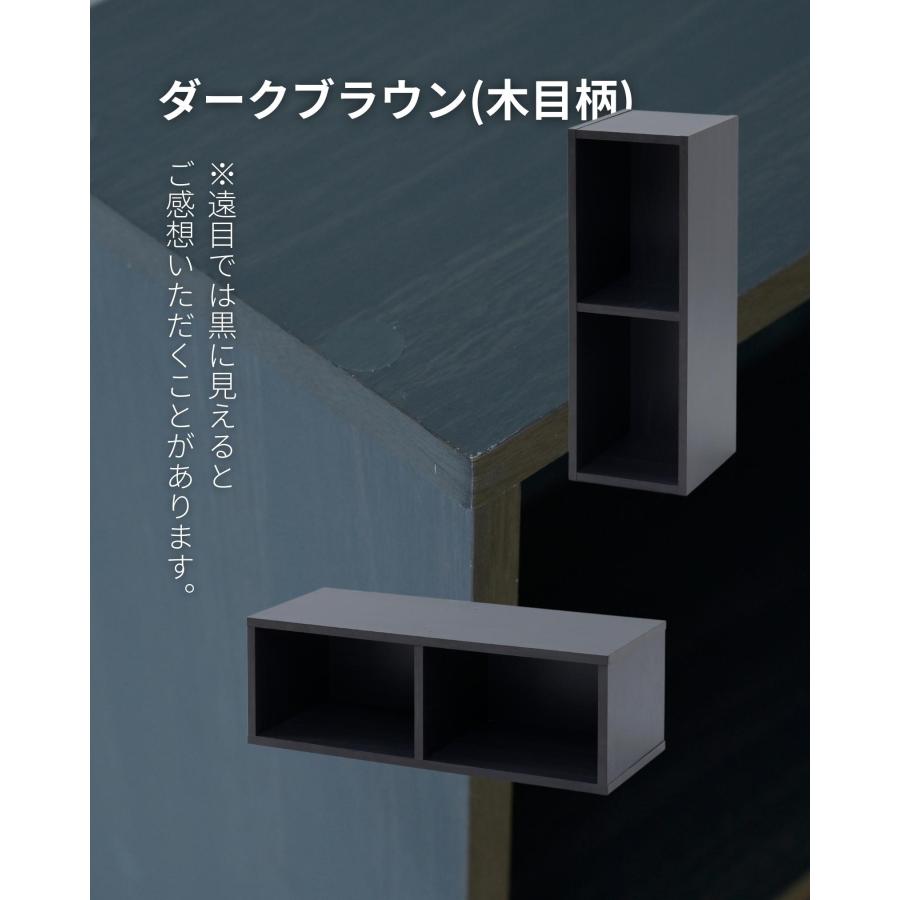 山善（YAMAZEN） 隙間収納 カラーボックス A4 2段 スリム 幅25 奥行29