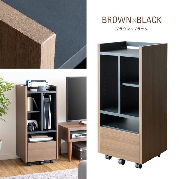 宮武製作所 ゲーム機 収納ラック キャスター付き ゲームラック