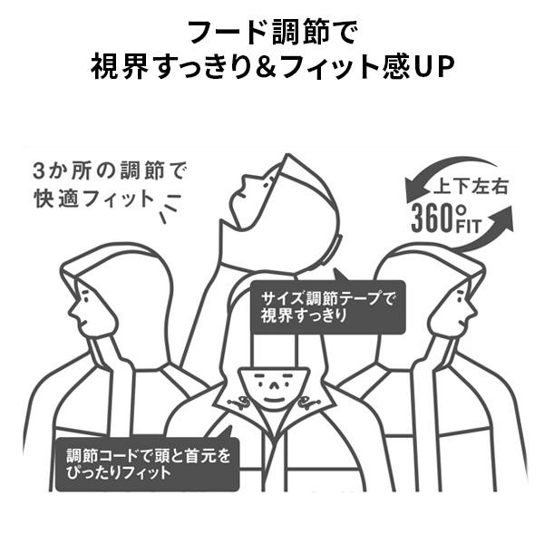 Makku レインウェア レインコート レディース メンズ 上下 全3色