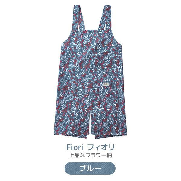 エプロン ミトン付き ポケット付き かぶるだけ 綿100％ 前掛け