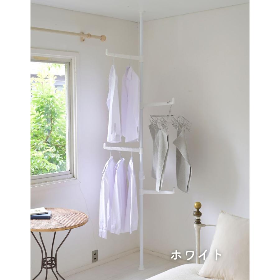 山善（YAMAZEN） 室内干し 突っ張り 物干し 室内 物干しスタンド 部屋