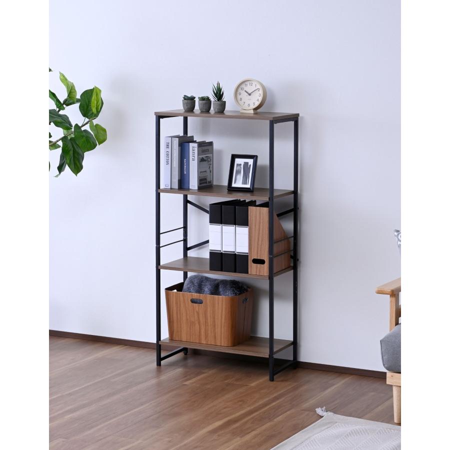 山善（YAMAZEN） ラック 棚 4段 幅59.8 シェルフ オープンラック