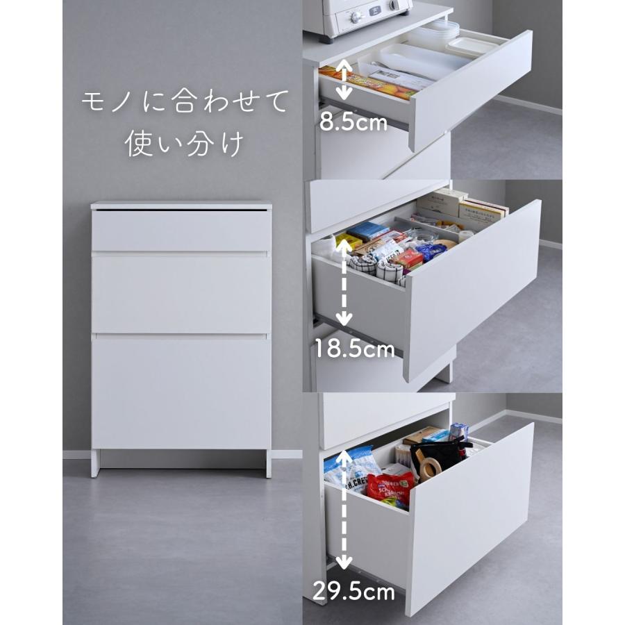 山善（YAMAZEN） キッチンカウンター キッチンラック ゴミ箱上ラック
