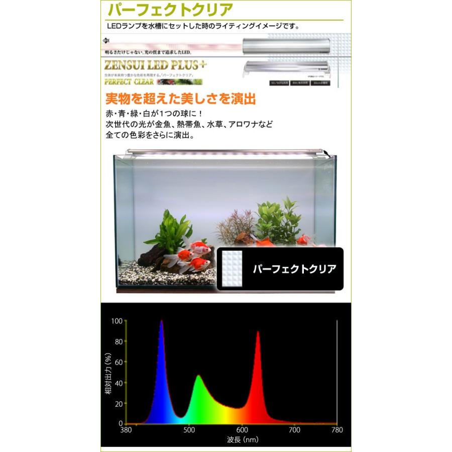 LEDランプ 120cm 水槽用 照明 ライト 水槽用照明 LEDライト 鑑賞魚 熱帯魚 アクアリウム アクセサリー｜e-kurashi｜03