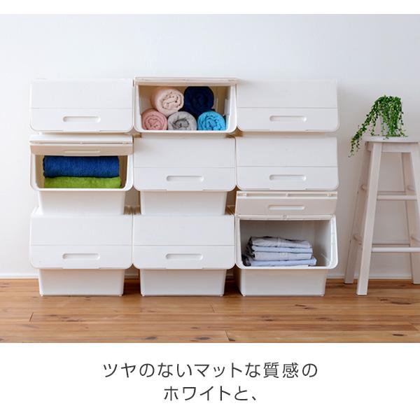 SANKA 収納ケース 収納ボックス フタ付き 前開き 深型 4個セット SANKA 収納ケース 収納ボックス フタ付き 前開き 深型 4個セット