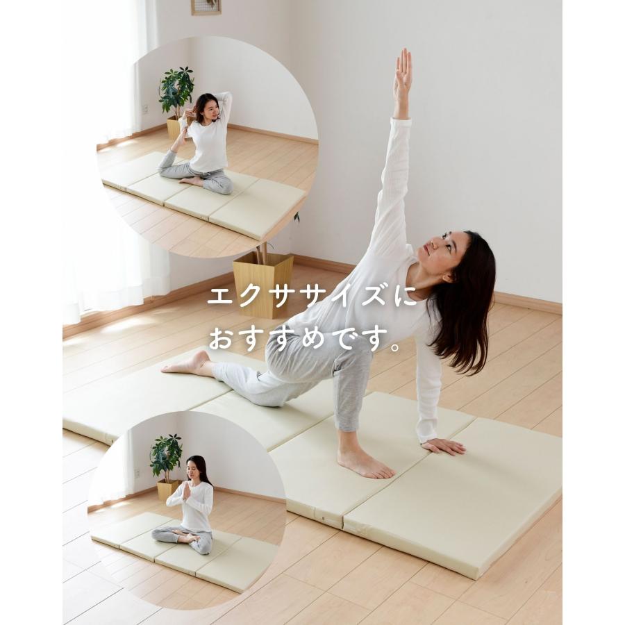 山善（YAMAZEN） プレイマット 90×90cm 厚み5cm 1枚 正方形 大判