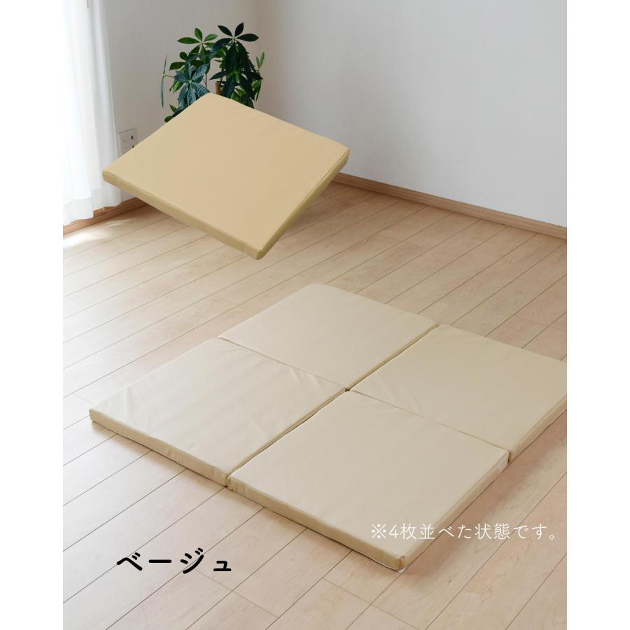 プレイマット 60×60cm 厚み5cm 1枚 正方形 大判 マット キッズマット ベビーマット 防水 防音マット クッションマット 厚手  お昼寝マット ヨガマット｜e-kurashi｜14