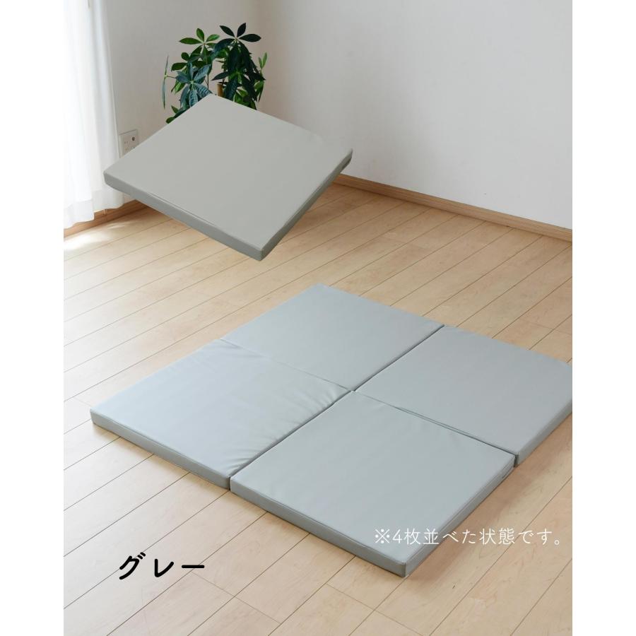 プレイマット 60×60cm 厚み5cm 1枚 正方形 大判 マット キッズマット ベビーマット 防水 防音マット クッションマット 厚手  お昼寝マット ヨガマット｜e-kurashi｜15