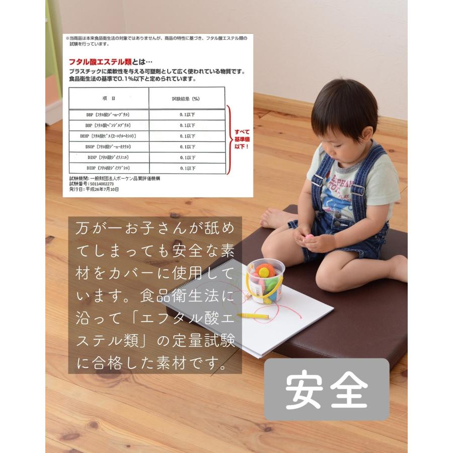 プレイマット　山善　マット　キッズ用品 山善（YAMAZEN） プレイマット 60×60cm 厚み5cm 1枚 正方形 大判