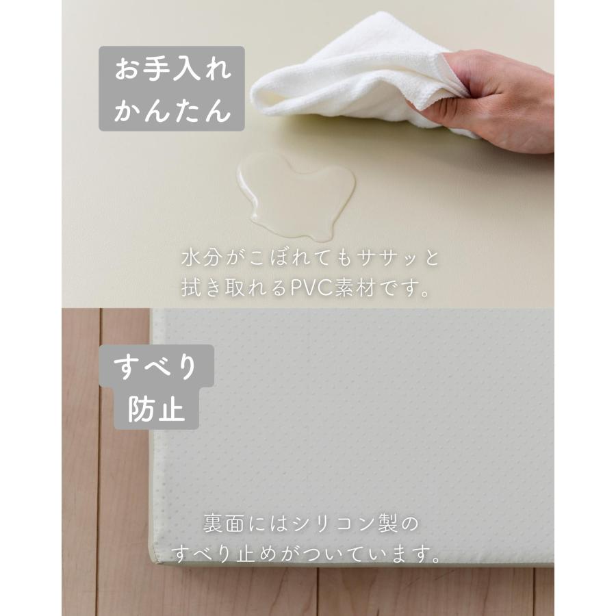 山善（YAMAZEN） プレイマット 60×60cm 厚み5cm 1枚 正方形 大判