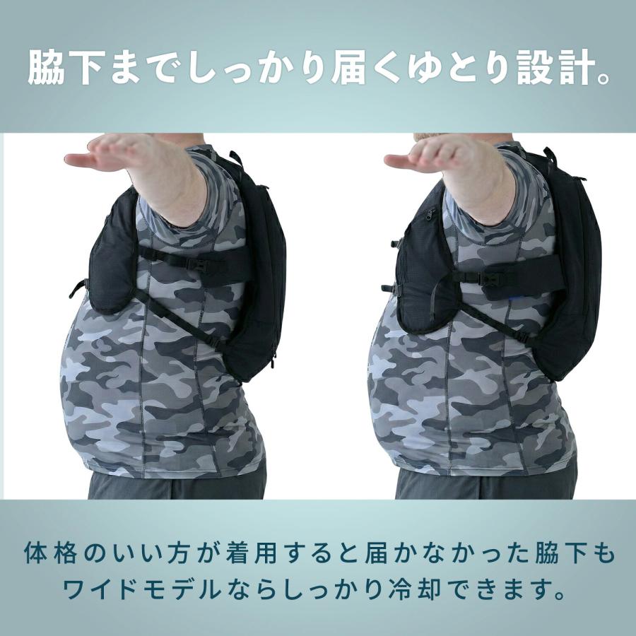 山善（YAMAZEN） 水冷服 水冷ベスト 幅広ワイドモデル ダイレクト