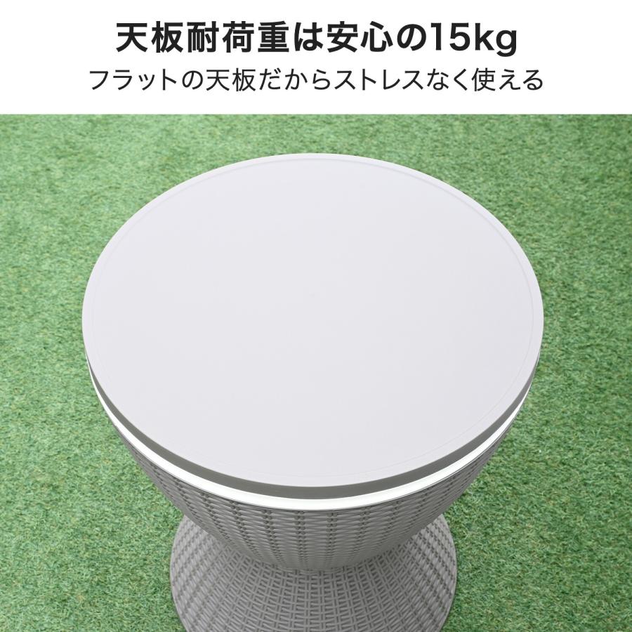山善（YAMAZEN） クーラーバーテーブル サイドテーブル アウトドア