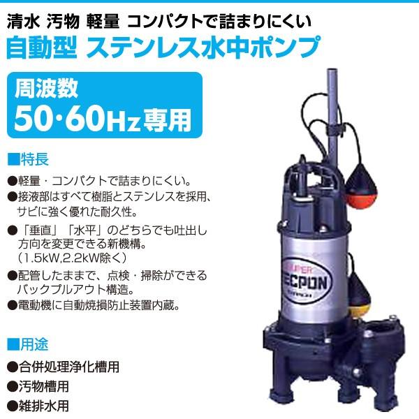 〜まっちゃん〜寺田 要部ステンレス水中ポンプ 要部ステンレス水中ポンプCSA型(自動) 寺田ポンプ製作所 【通販