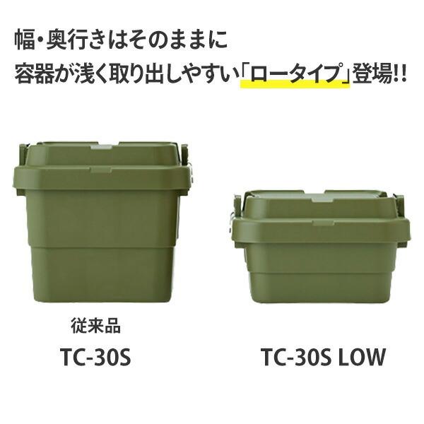 トランクカーゴ LOWタイプ 18L TC-30S 座れる 収納ボックス 収納ケース コンテナボックス ハードケース ハードボックス おしゃれ 蓋付き ふた付き リス(RISU)｜e-kurashi｜03