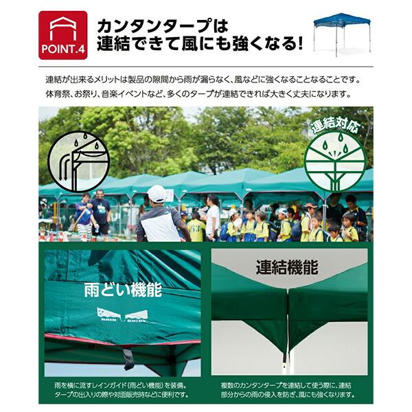 ApeexCanopy タープ 300cm x 300cm タープテント ワンタッチテント 2