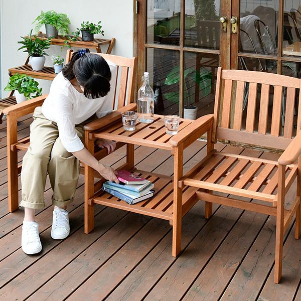 山善（YAMAZEN） ガーデンファニチャー ガーデンテーブルセット