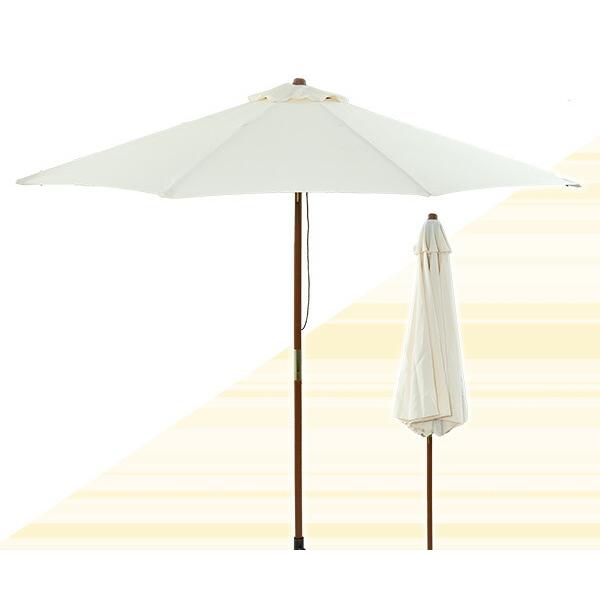 ガーデンパラソル 270cm 未使用品 本体のみスタンドなし 山善（YAMAZEN） ガーデンファニチャー ガーデンパラソル パラソル 庭