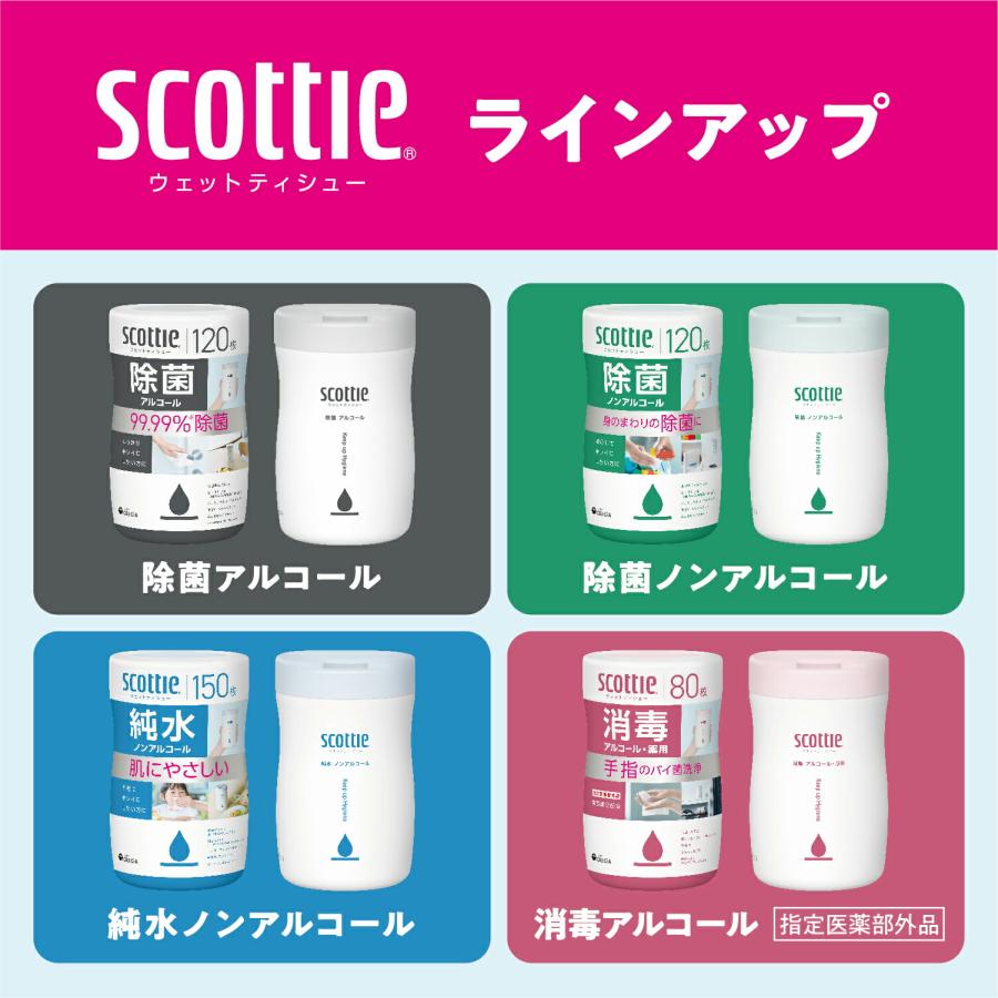 スコッティ 消毒 詰め替え スコッティ（scottie） ウェットティッシュ 消毒 アルコール つめかえ