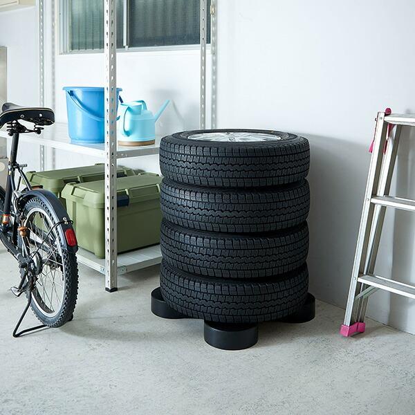 BRIDGESTONE タイヤパレット2個セット ベルカ（Belca） 日本製 湿気防止 タイヤラック タイヤ収納 タイヤ