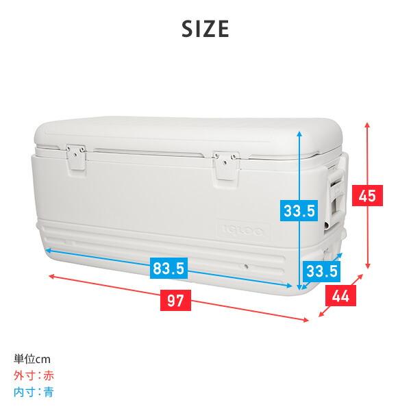 igloo（イグルー） クーラーボックス 大型 ポーラー 120 (114L) 44577