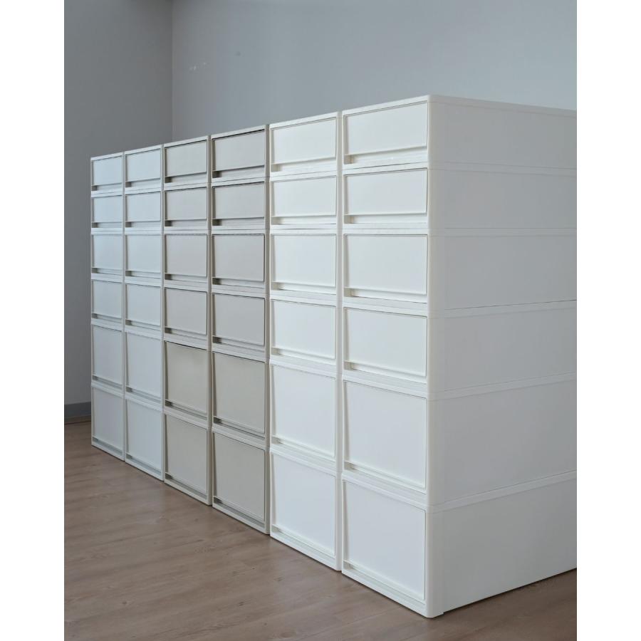 2個組 S 中が透けない 収納ケース 引き出し 奥行き74 収納ボックス 幅