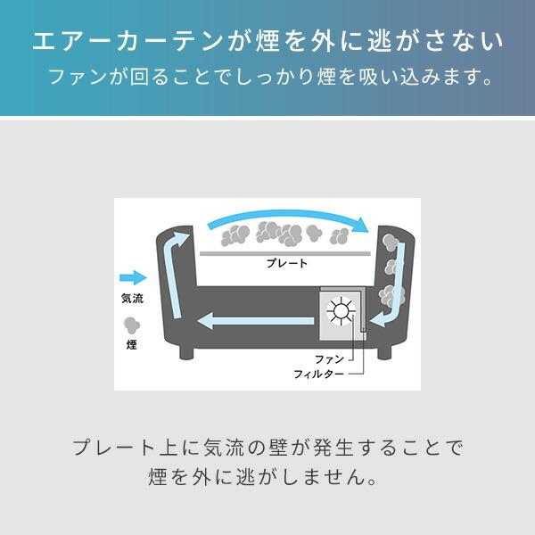 ホットプレート 焼肉プレート 大型 無煙 山善 吸煙グリル 煙の出ない焼肉器 XGRILL PREMIUM 極のたこ焼きプレート付 YGMC-FXT130(B) 焼肉グリル | 山善 | 05