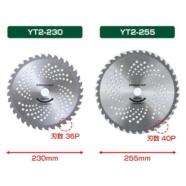 チップソー255X40 50枚　曲面構造 高品質チップソー 刈払機 草刈機 40枚刃 50枚セット 255mm 替刃