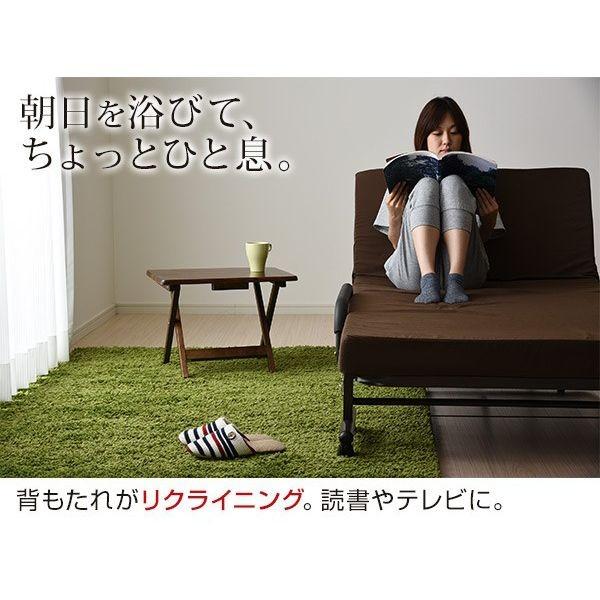山善（YAMAZEN） 折りたたみベッド (カラー：チョコレートブラウン
