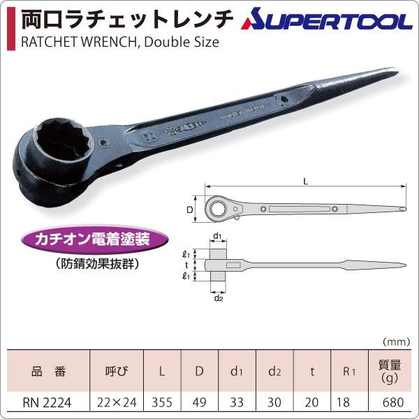 両口ラチェットレンチ 爪式 呼び寸法22 24mm Rn2224 ラチェットレンチ ラチェットハンドル 工具 常備工具 Diy 日曜大工 くらしのeショップ 通販 Paypayモール
