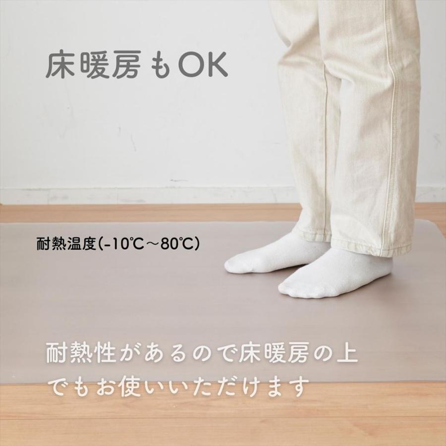 山善（YAMAZEN） チェアマット 約 120×90cm 1.5mm厚 CFM-120