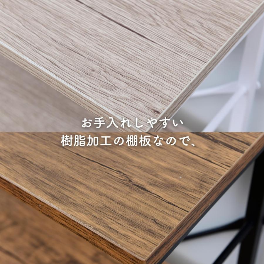 コンソールテーブル スリム 玄関収納 棚 ラック 飾り棚 ディスプレイ