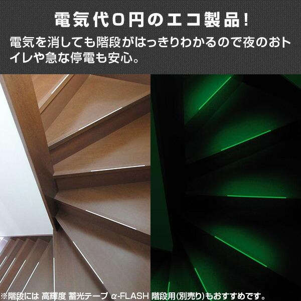 高明快さ 蓄光磁気テープ α-FLASH 幅25mm×10m巻 AF2510 緑であること 日本製 光る磁気テープ 消印 アルファ―閃光電球 あるふら 螢光 夜光 発する 防災グッズ 駆け込み寺
