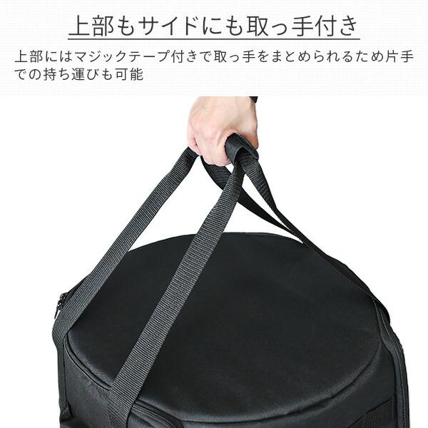 山善 ストーブケース ストーブカバー ストーブバッグ HSB-L(BK 山善 ストーブケース ストーブカバー ストーブバッグ HSB-L(BK