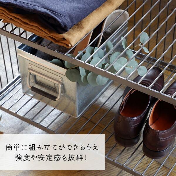 昭和レトロ ワイヤーワゴン キャスター付 店舗什器 家具 メタルラック