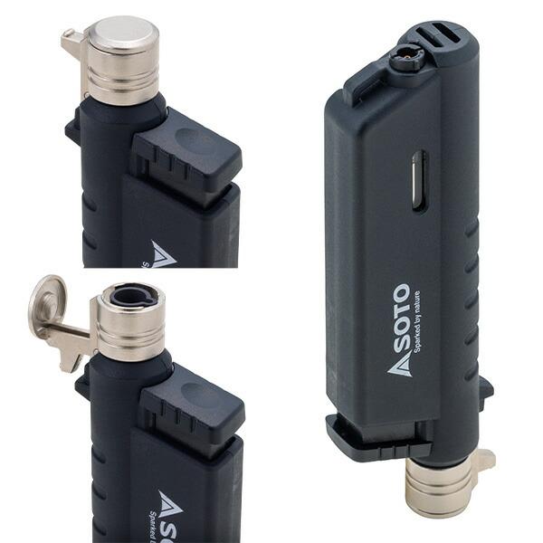 SOTO ソト スライドガストーチ 充填式 安全ロック付き ST-487 : くらし