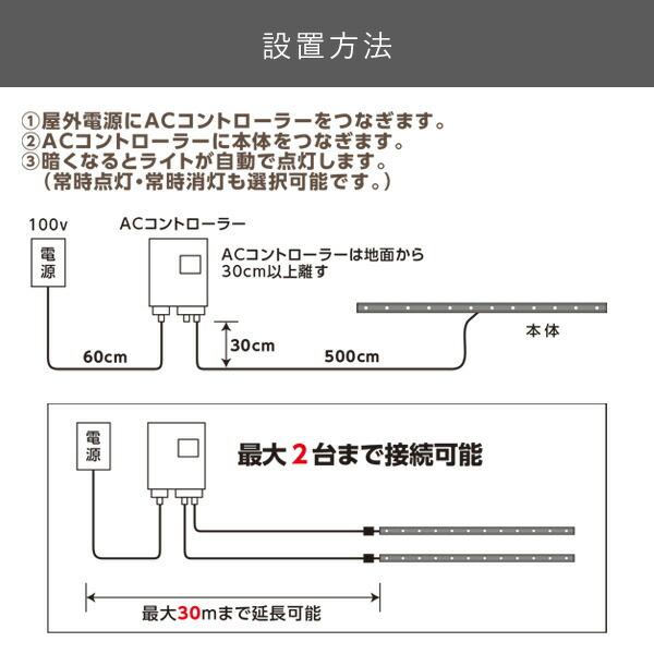 【スタイル:14)ロングライン_パターン名:単品追加用】[ガーデンマスター] ガ 山善（YAMAZEN） ガーデンライト ロングライン 追加用単品 ガーデン