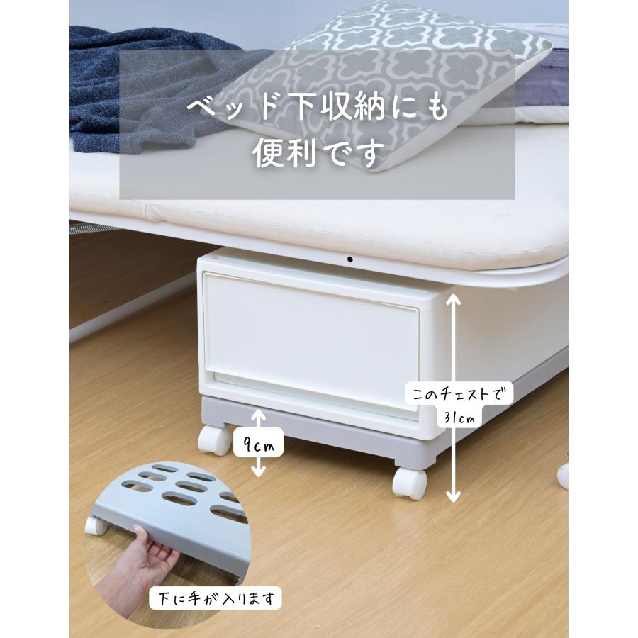 山善（YAMAZEN） 押入れ収納 伸縮 キャリー 2個組 幅65.5-79 奥行き
