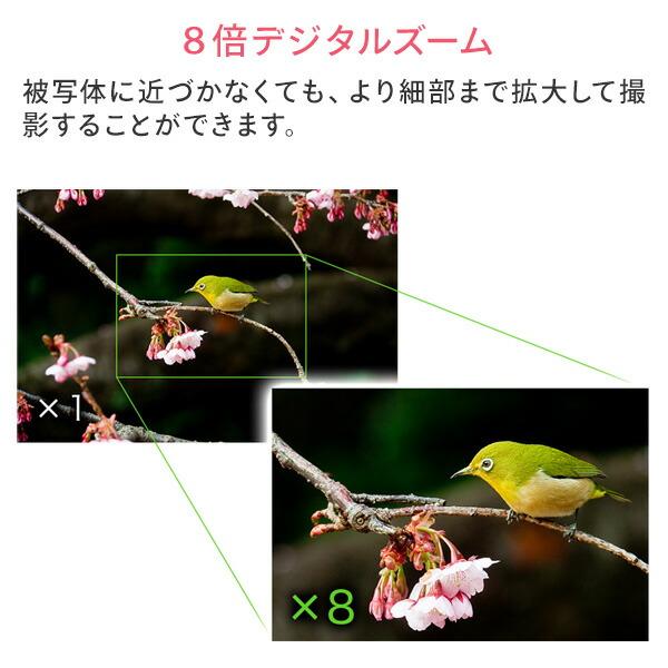 FFF SMART LIFE CONNECTED コンパクトデジタルカメラ 800万画素 軽量