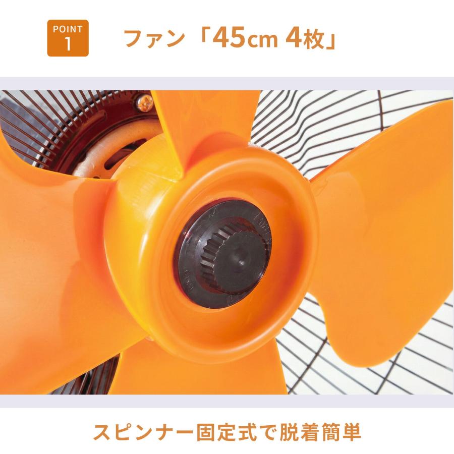 工場扇 45cm キャスター式 : くらしのeショップ - 通販 - Yahoo